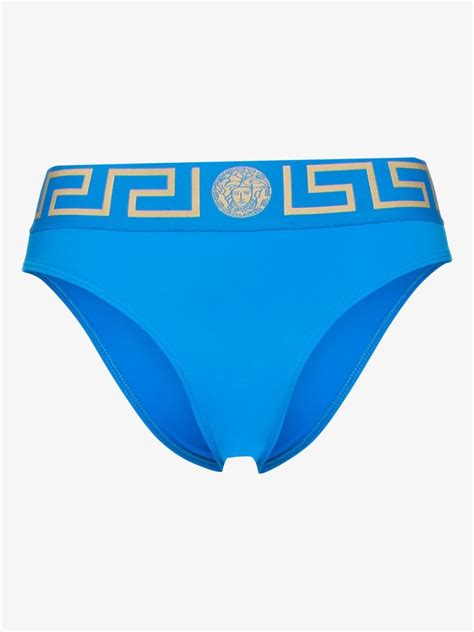 versace blue swimsuit|versace bikinis.